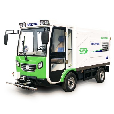 mingnuo electric high pressure washing truck of 2000L with diesel engine electric sterilizing vehicle