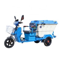 electric garbage collecting tricycle quick road cleaning car