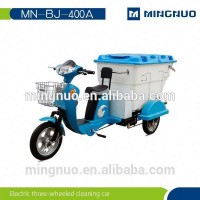 Popular Mingnuo Electric Garbage Truck Cleaning Tricycle